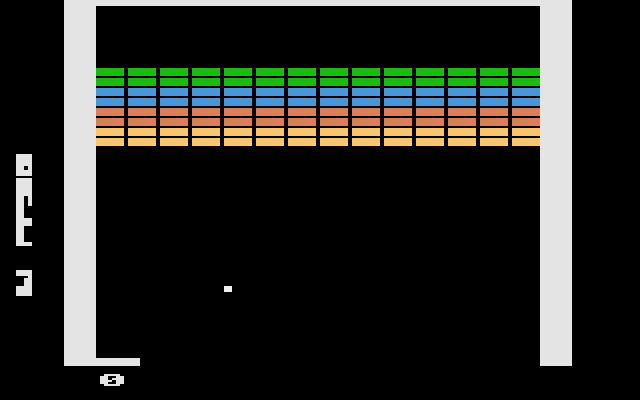 Super Breakout (1982) (Atari) Screenshot 1